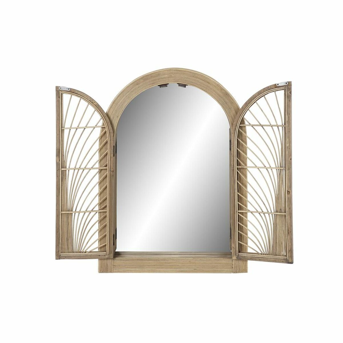 Väggspegel DKD Home Decor Naturell Brun Rattan (61 x 4 x 84 cm) (61 x 5 x 85 cm) - 5