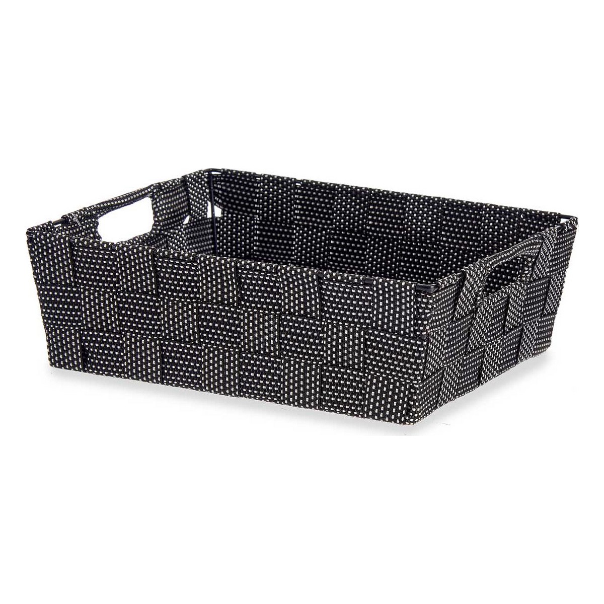 Korg Kipit Svart Tyg 23 x 8 x 27 cm - 3
