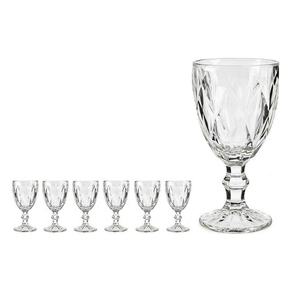 Vinglas Diamant Transparent Glas 330 ml (6 antal) - 5