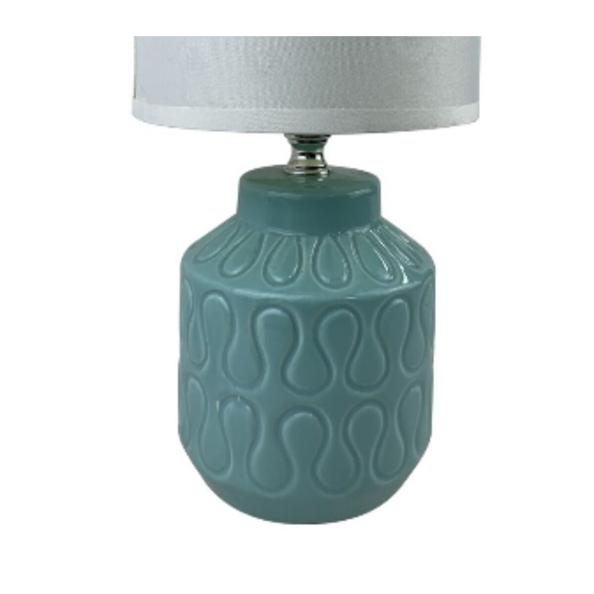 Bordslampa Versa Lizzy Blå Keramik 13 x 26,5 x 10 cm - 2
