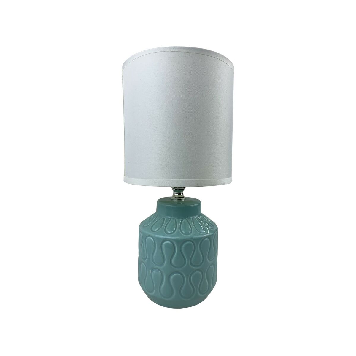 Bordslampa Versa Lizzy Blå Keramik 13 x 26,5 x 10 cm