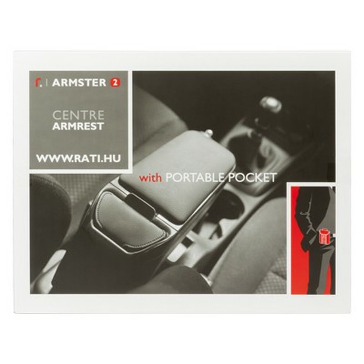 Armstöd OCC Motorsport Smart Svart - 2