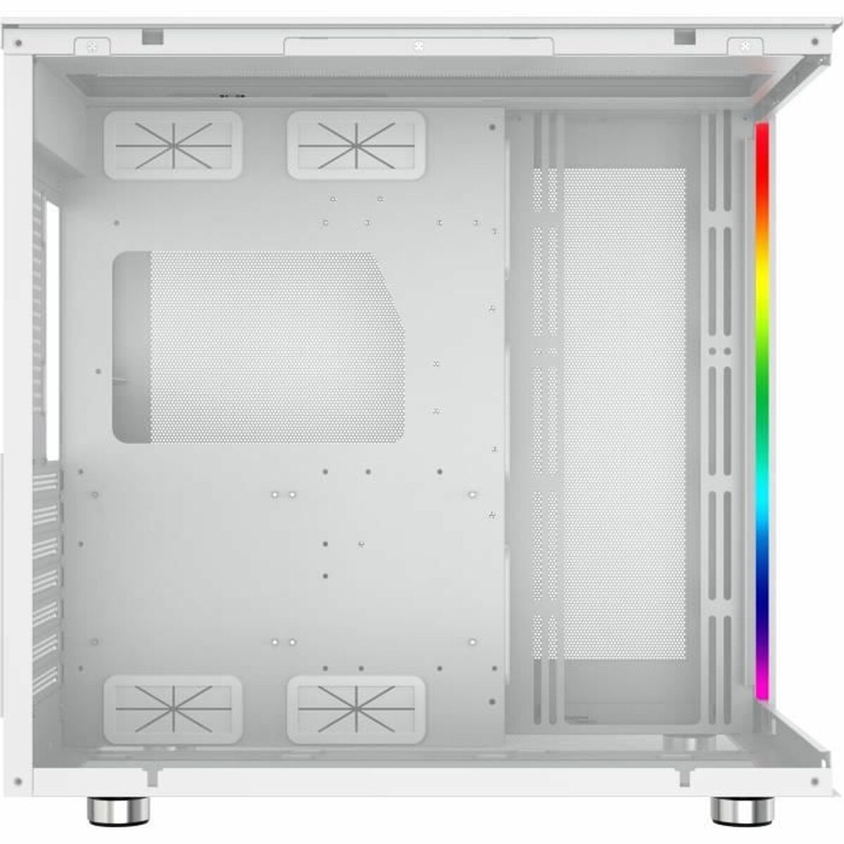 ATX Semitorn XIGMATEK AQUA Ultra Air Arctic Vit - 4