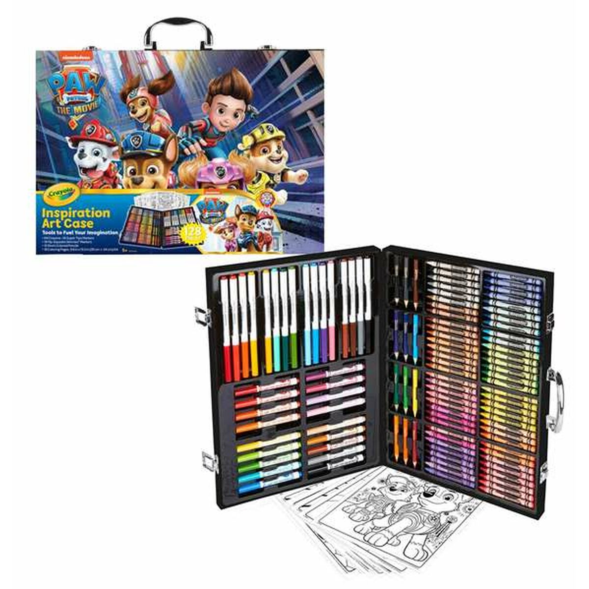 Ritningsset Crayola Paw Patrol 128 Delar