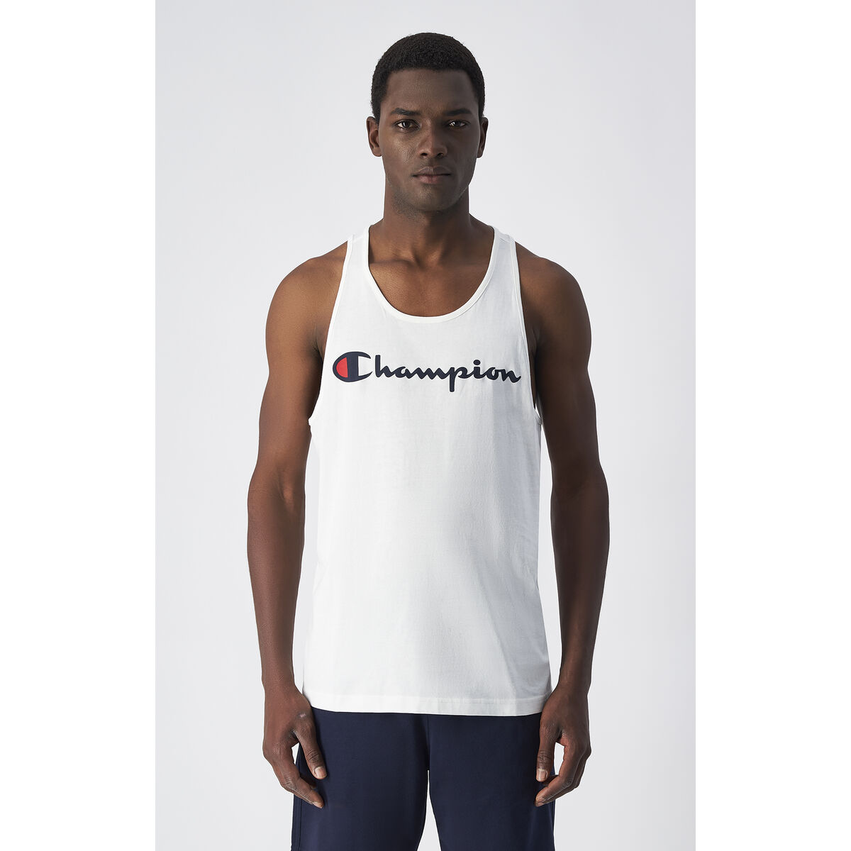 Ärmlös sporttröja Herr Champion CHAMPION TANK 220780 Vit - 3