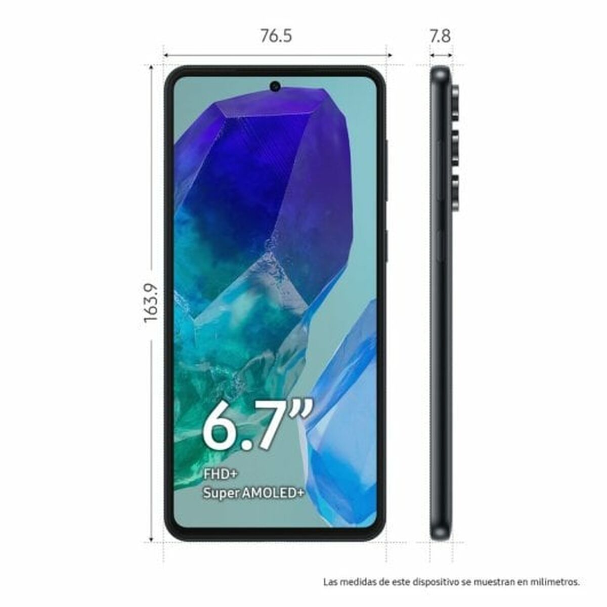 Smartphone Samsung Galaxy M55 5G 6,7" Octa Core 128 GB Svart 8 GB RAM - 3