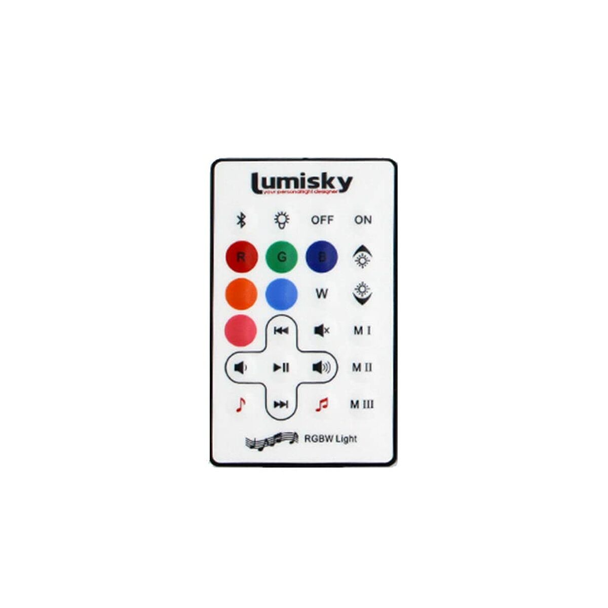 Bluetooth högtalare med LED-belysning Lumisky SO PLAY - 3