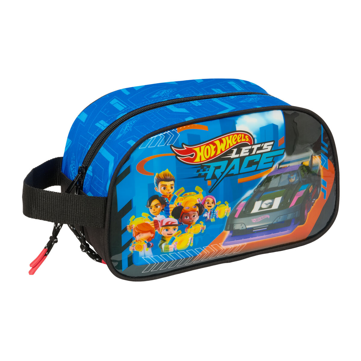 Resenecessär Hot Wheels Let's race Blå Svart 26 x 15 x 12 cm