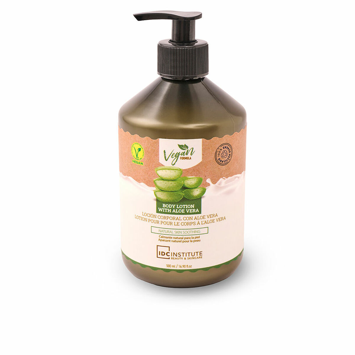 Kroppslotion IDC Institute Aloe Vera 500 ml Aloe Vera