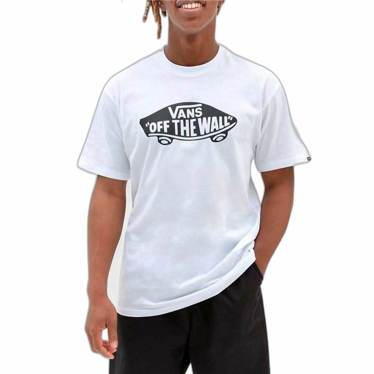 T-shirt med kortärm Herr Vans OTW BOARD-B Vit - 2