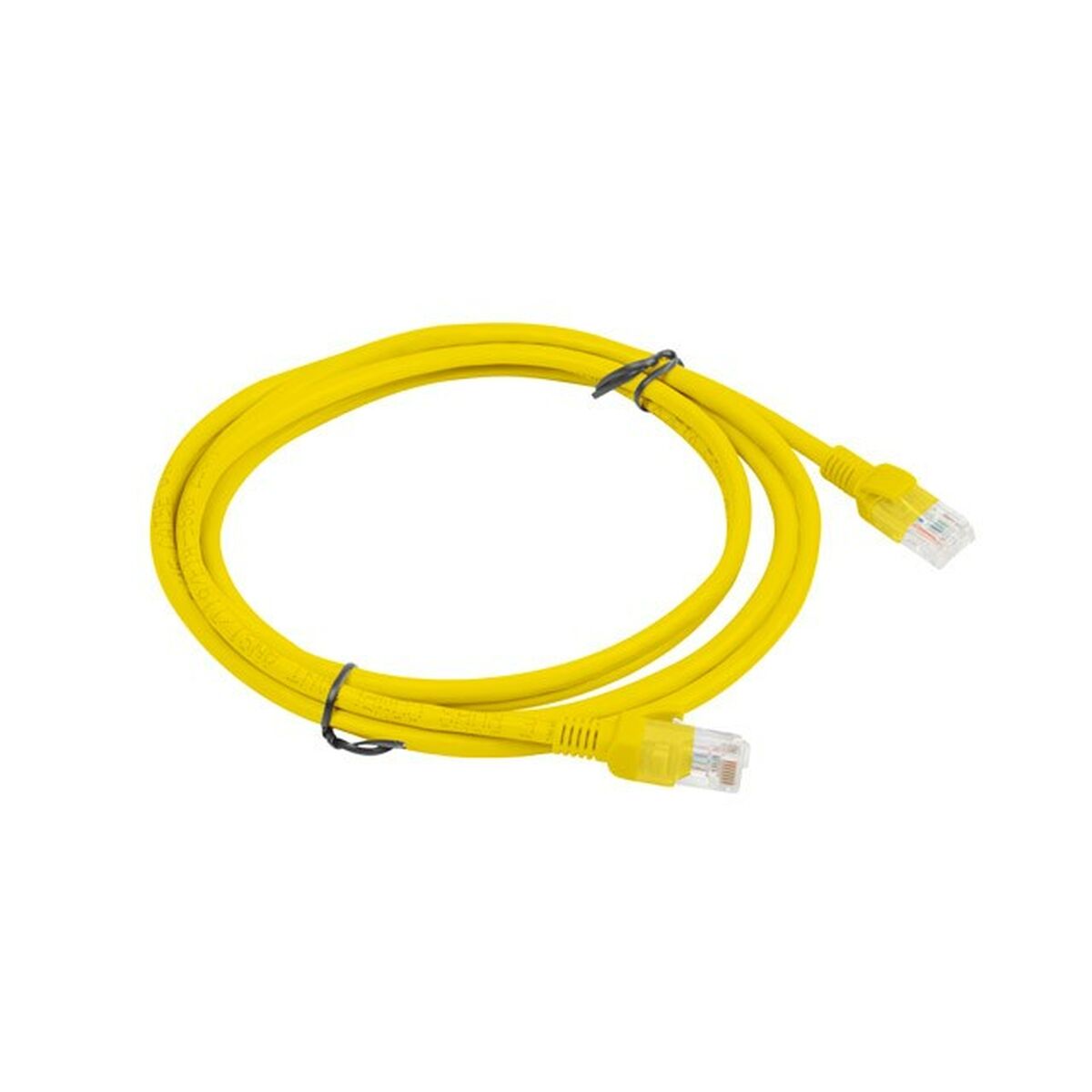 Nätkabel UTP Styv Kategori 5e Lanberg PCU5-20CC-0200-Y Gul 2 m - 2