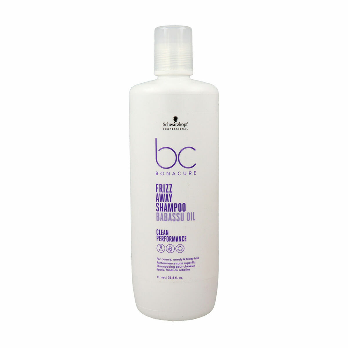 Antifrizz shampoo Schwarzkopf Bc Frizz Away 1 L Micellärt