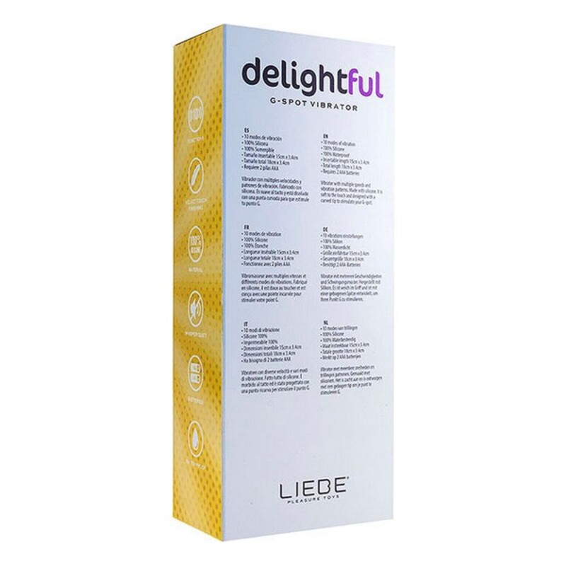 Vibrator Liebe Delightful Violett 15 cm Ø 3,4 cm - 2