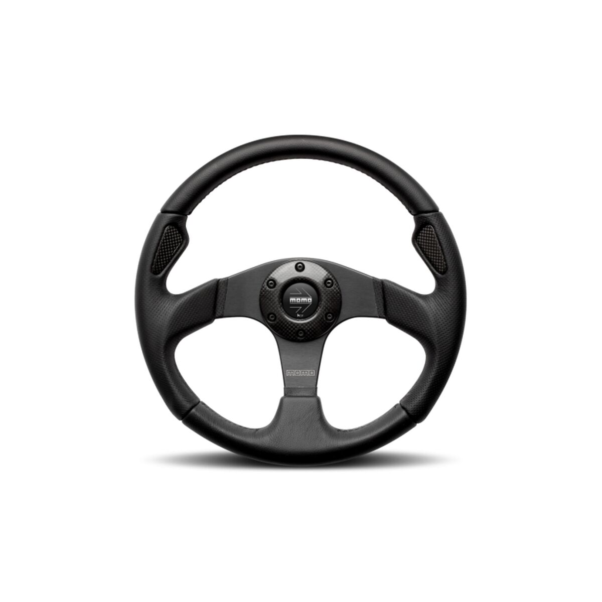 Racing-ratt Momo  JET D32 Svart Ø 32 cm