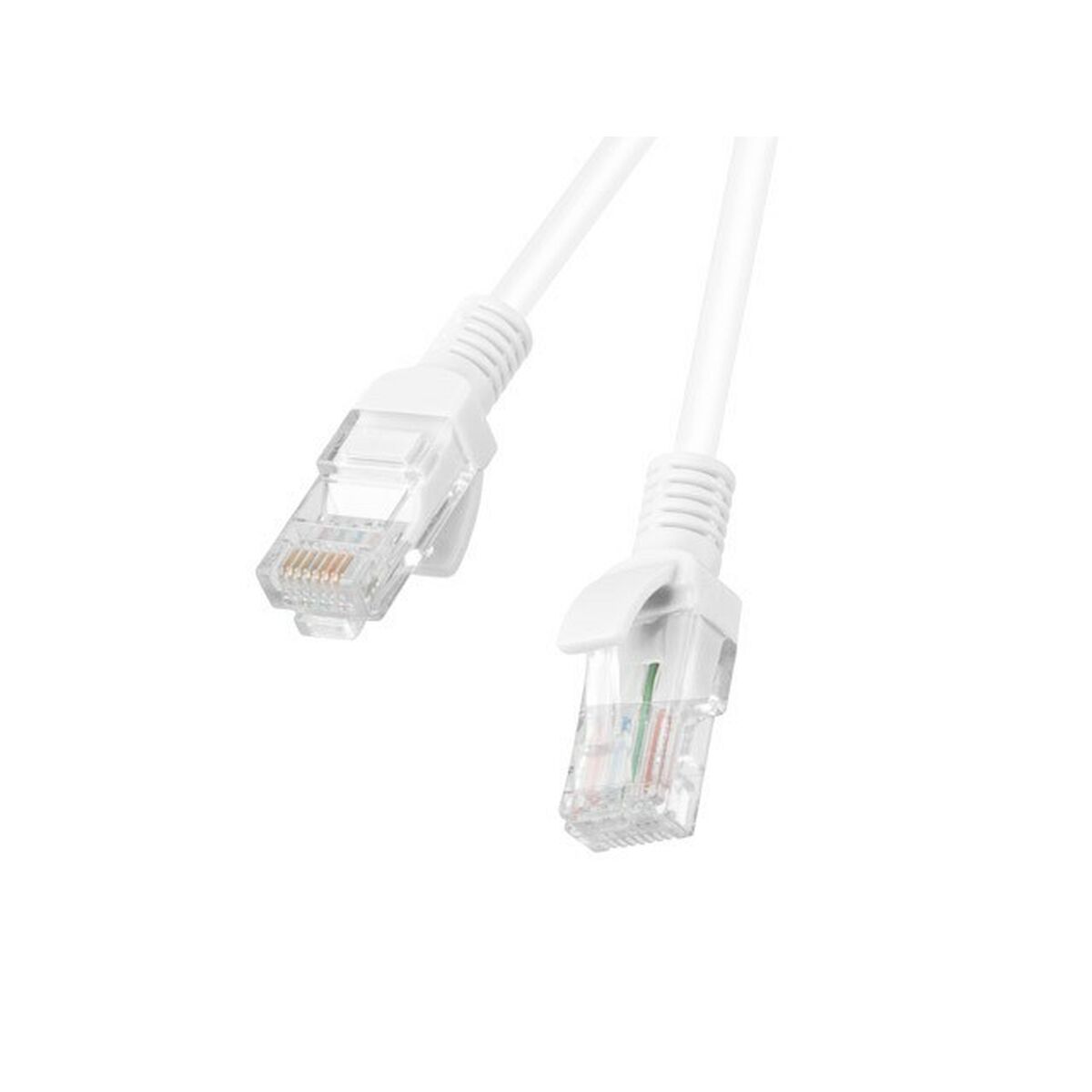 Nätkabel UTP Styv Kategori 6 Lanberg PCU6-20CC-0200-W Vit 2 m