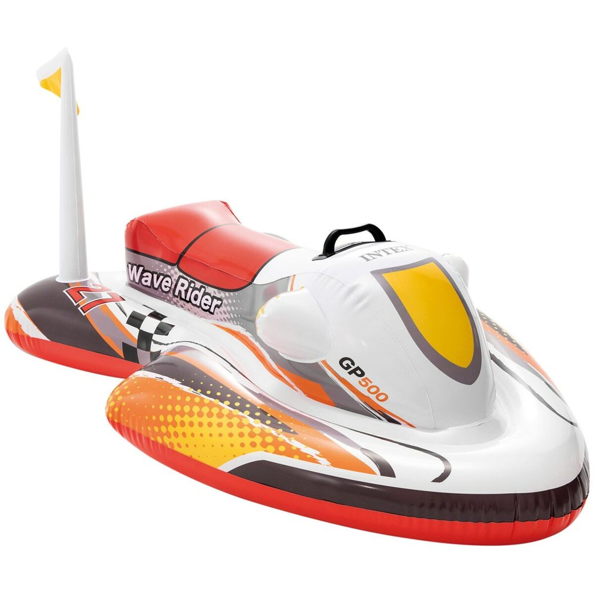 Upplåsbar bassängmadrass Intex Wave RIder Motorcykel 117 x 58 x 77 cm (6 antal) - 5