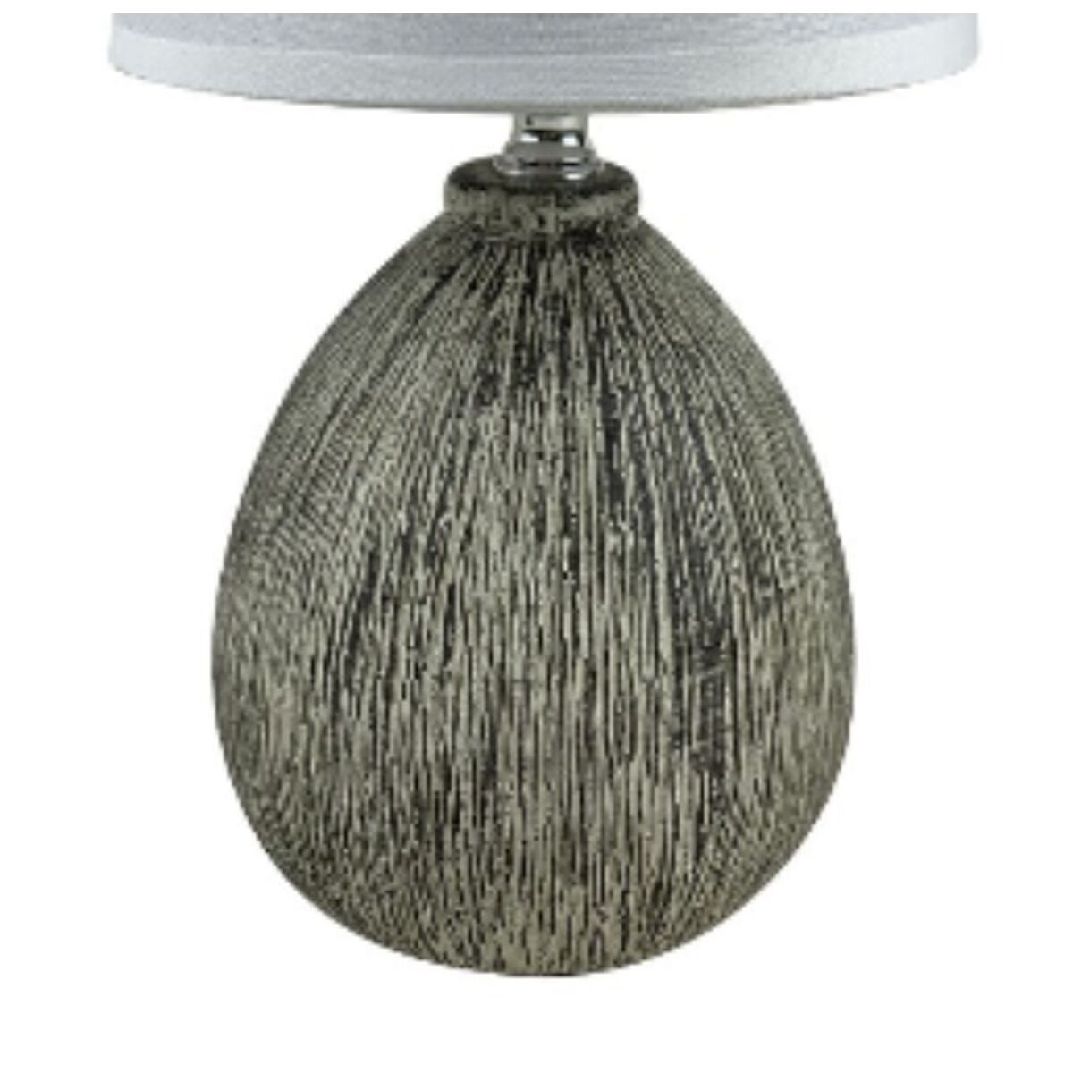 Bordslampa Versa Lua 25 W Grå Keramik 11 x 28 x 11 cm - 2