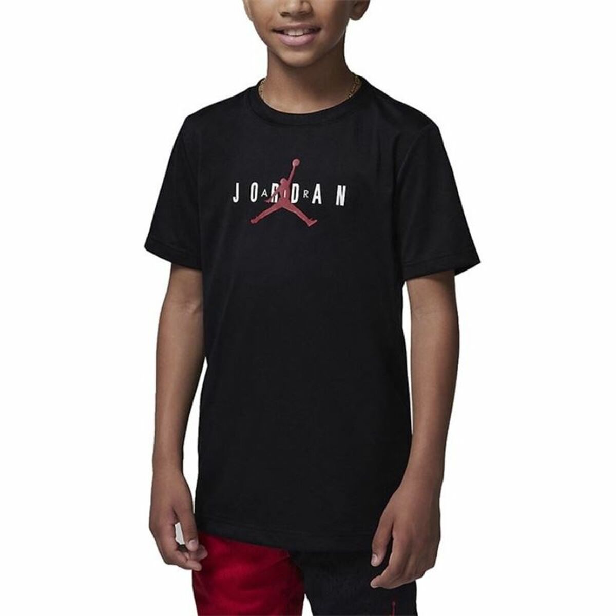 Barn T-shirt med kortärm Jordan Jumpman Sustainable Svart