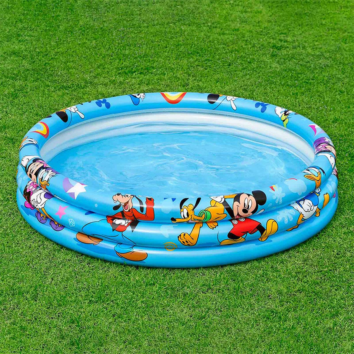 Bestway Uppblåsbar Pool Disney Mickey & Friends 122x25 cm +2 År Trädgård 91007 - 3