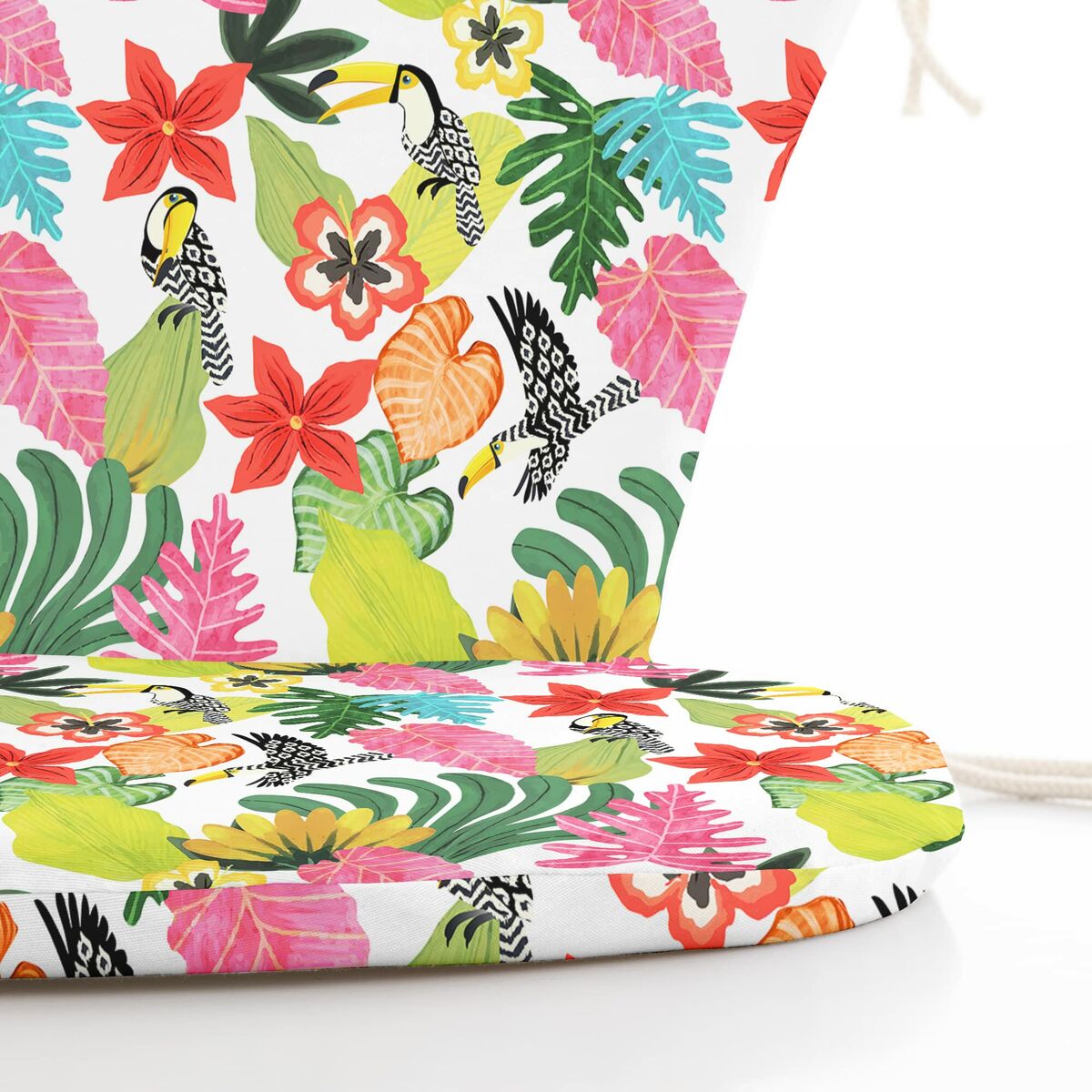 Stolsdyna Belum 0120-404 Multicolour 48 x 5 x 90 cm Virágok - 3