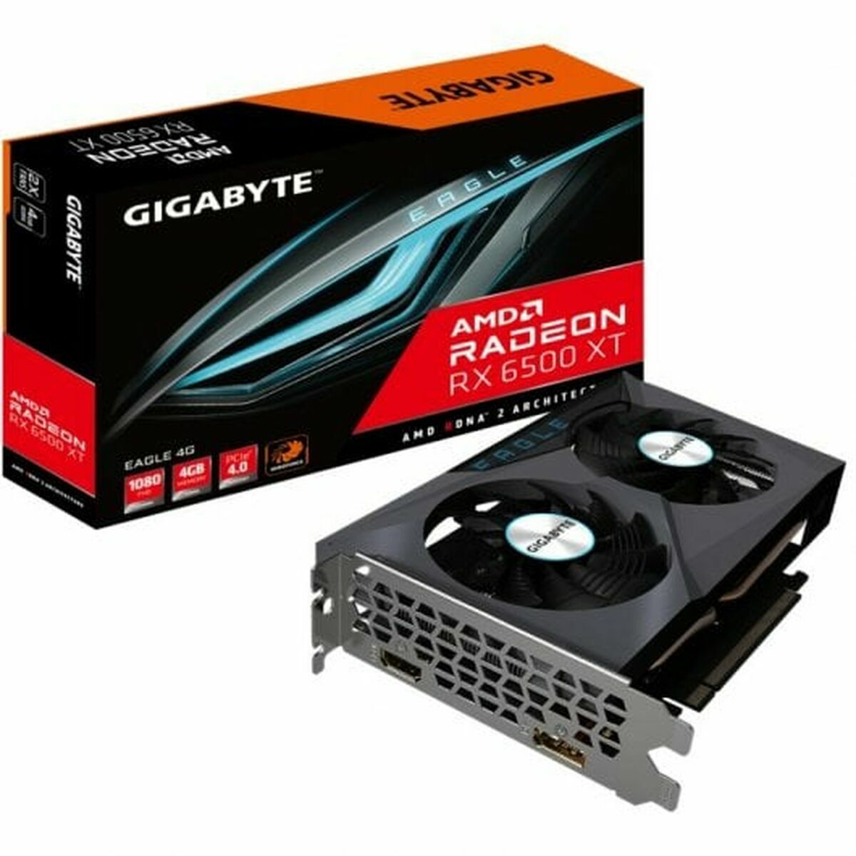 Grafikkort Gigabyte GV-R65XTEAGLE-4GD 4 GB GDDR6