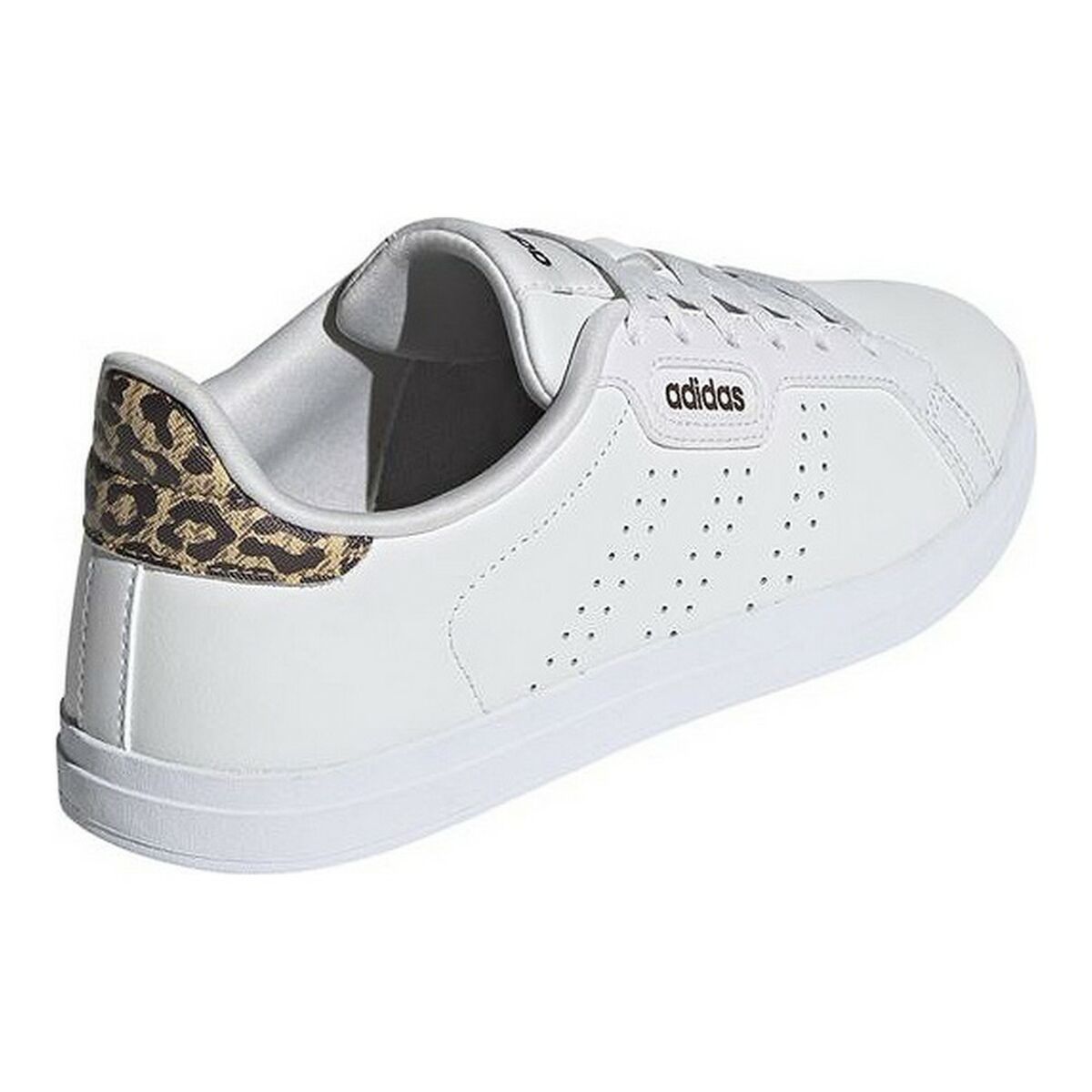 Gymnastiksko, Dam Adidas Courtpoint Base Vit - 6