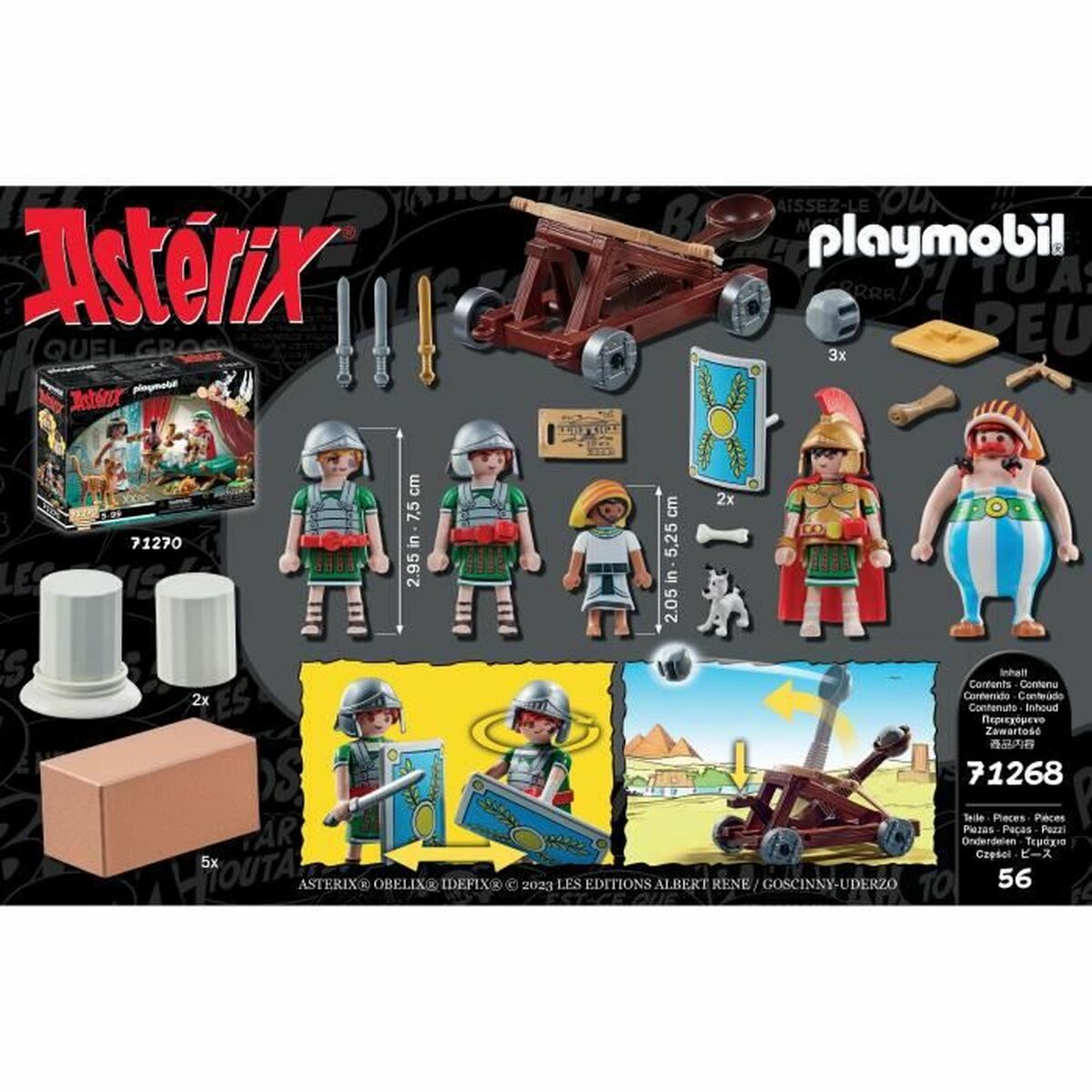 Playset Playmobil Astérix: Numerobis and the Battle of the Palace 71268 56 Delar - 5