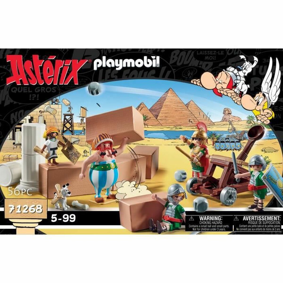 Playset Playmobil Astérix: Numerobis and the Battle of the Palace 71268 56 Delar - 2