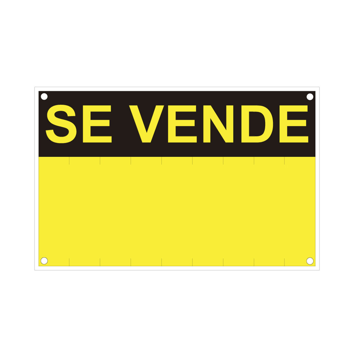 Skylt Normaluz Se Vende PVC 45 x 70 cm