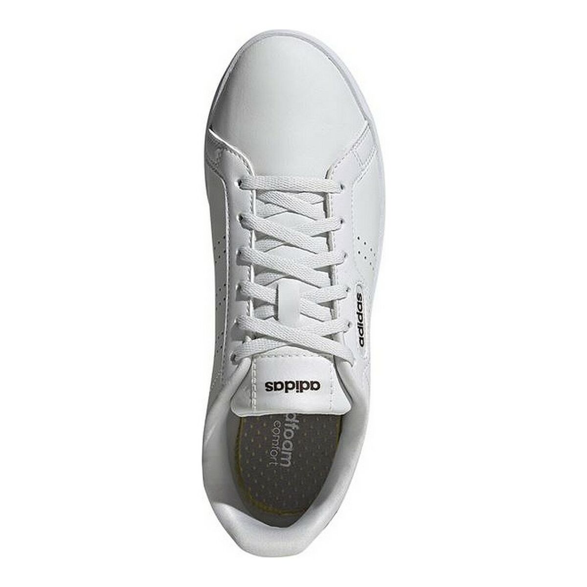 Gymnastiksko, Dam Adidas Courtpoint Base Vit - 4