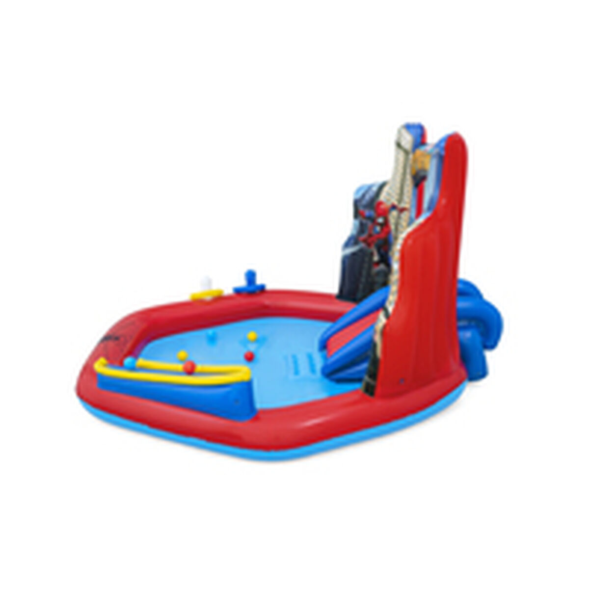 Bestway Spiderman uppblåsbart poolspelområde 211x206x127 cm +2 År Trädgård 98793 - 6