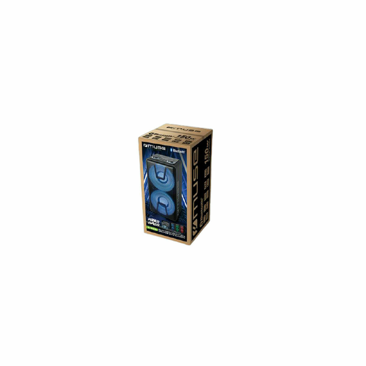 Bärbar Bluetooth Högtalare Muse M-1805 DJ BT Svart - 3