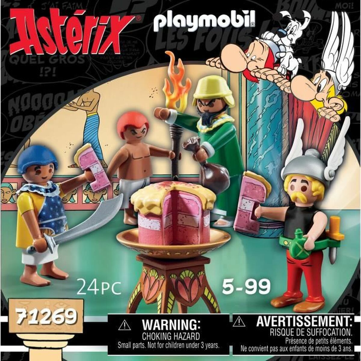 Playset Playmobil Asterix: Amonbofis and the poisoned cake 71268 24 Delar - 5
