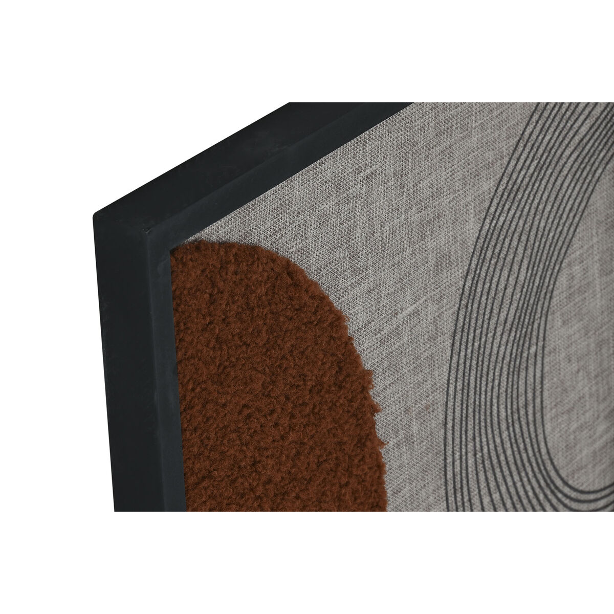 Tavla 3D Home ESPRIT Sammet Gran 40 x 3 x 60 cm - 2