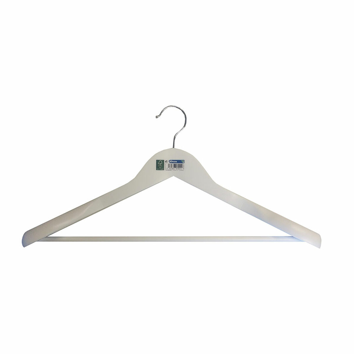 Hängare Mondex Dräkt Ekologisk Trä Vit (45 x 23 x 5,5 cm) - 2