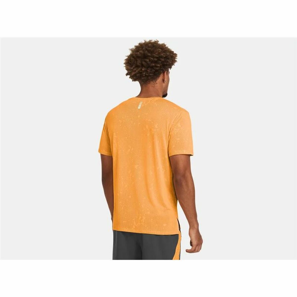 T-shirt med kortärm Herr Under Armour Launch Mörk Orange - 4