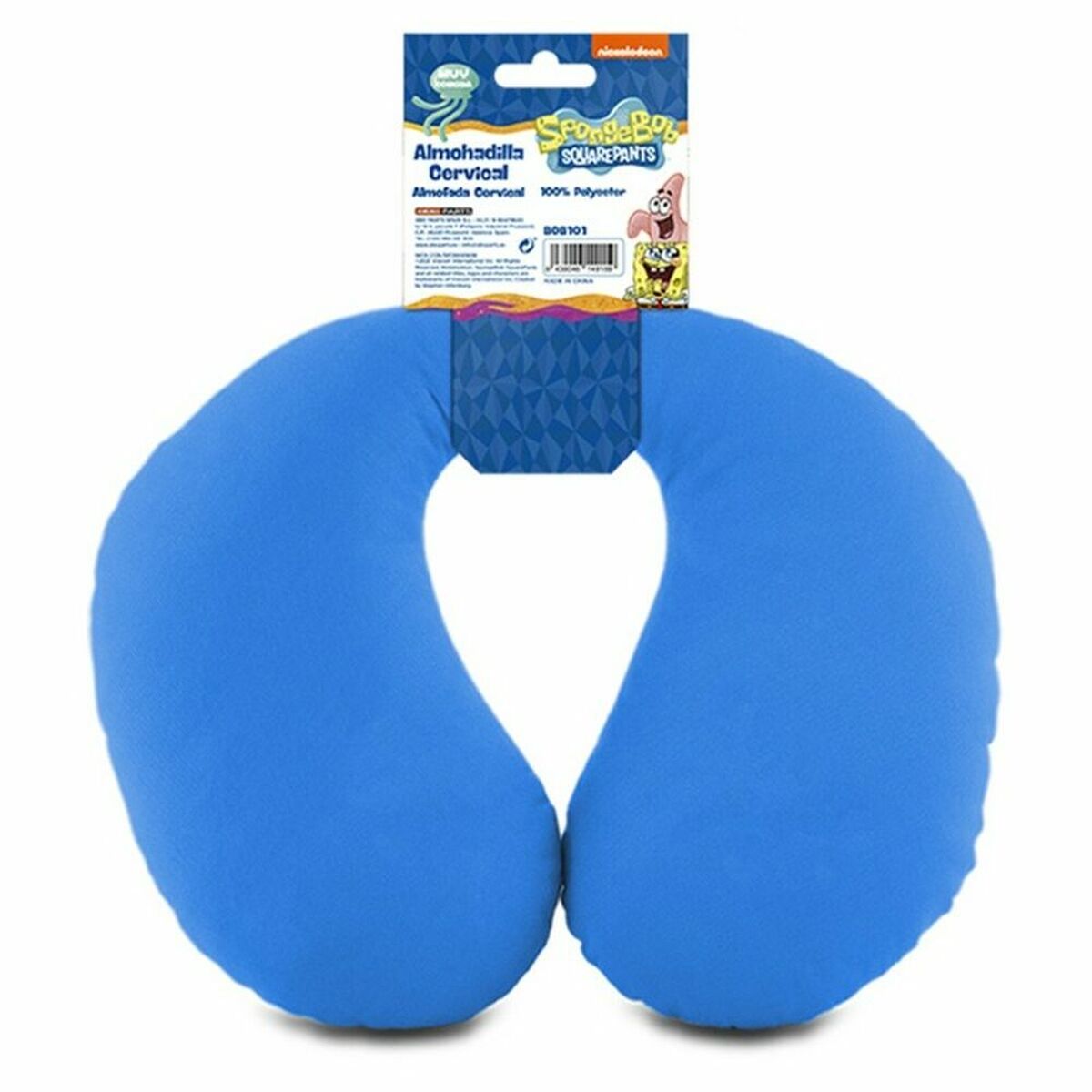 Nackkudden BOB101 Blå SvampBob Fyrkant - 4