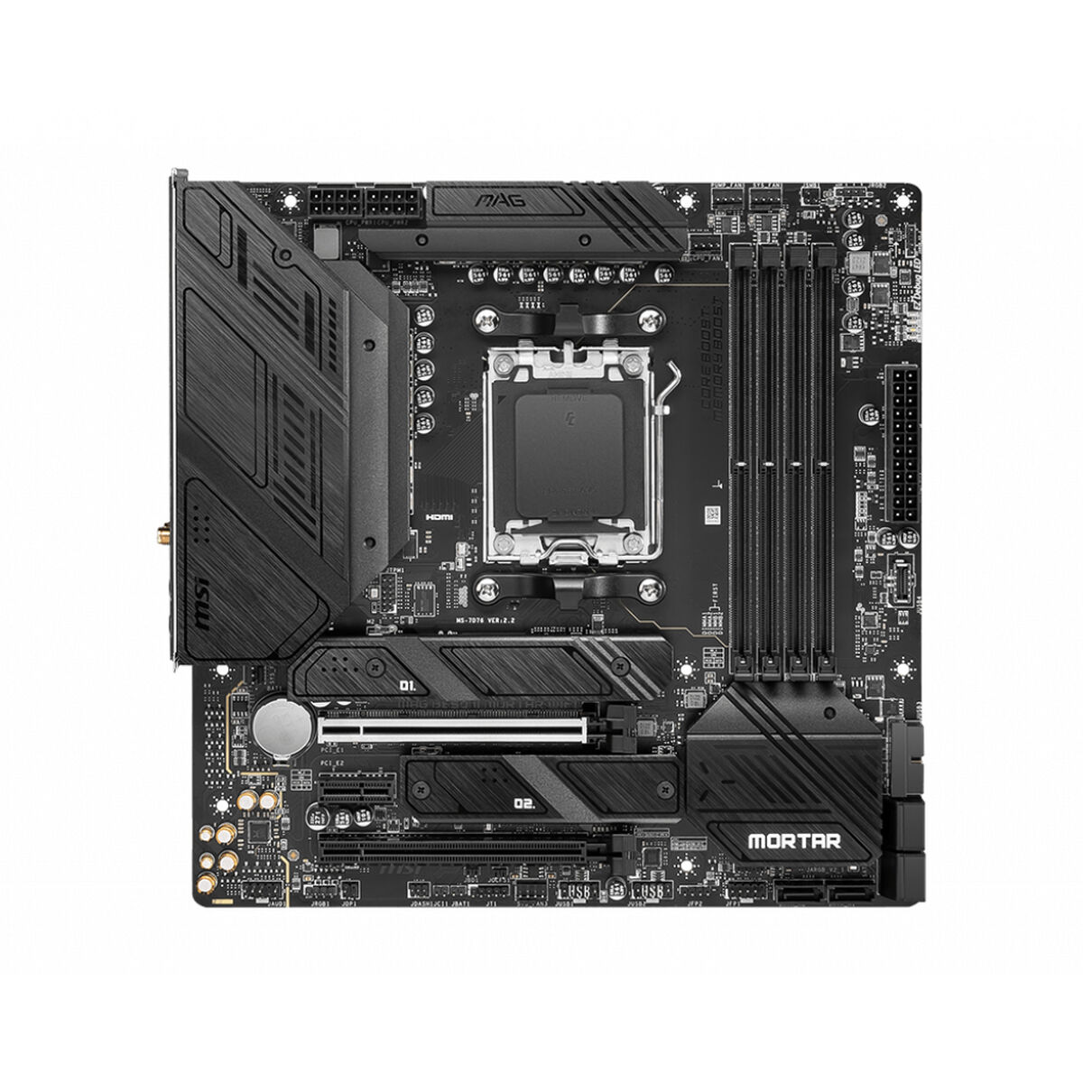 Moderkort MSI MAG B650M Mortar AMD AM5 AMD AMD B650