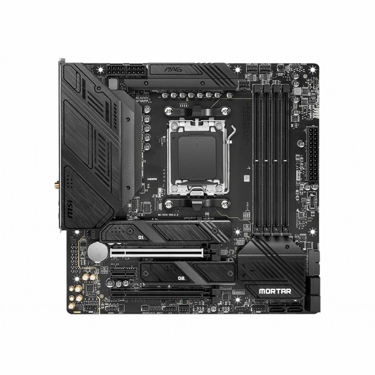 Moderkort MSI MAG B650M Mortar AMD AM5 AMD AMD B650 - 5