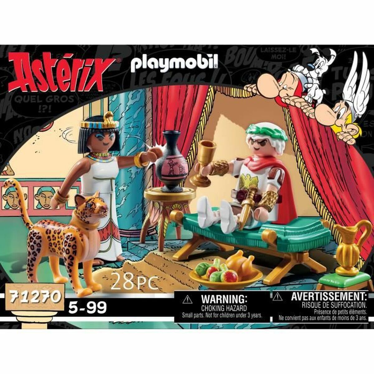 Playset Playmobil 71270 - Asterix: César and Cleopatra 28 Delar - 13
