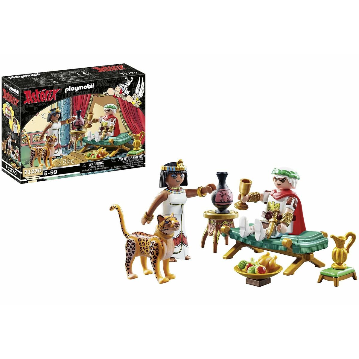 Playset Playmobil 71270 - Asterix: César and Cleopatra 28 Delar - 9