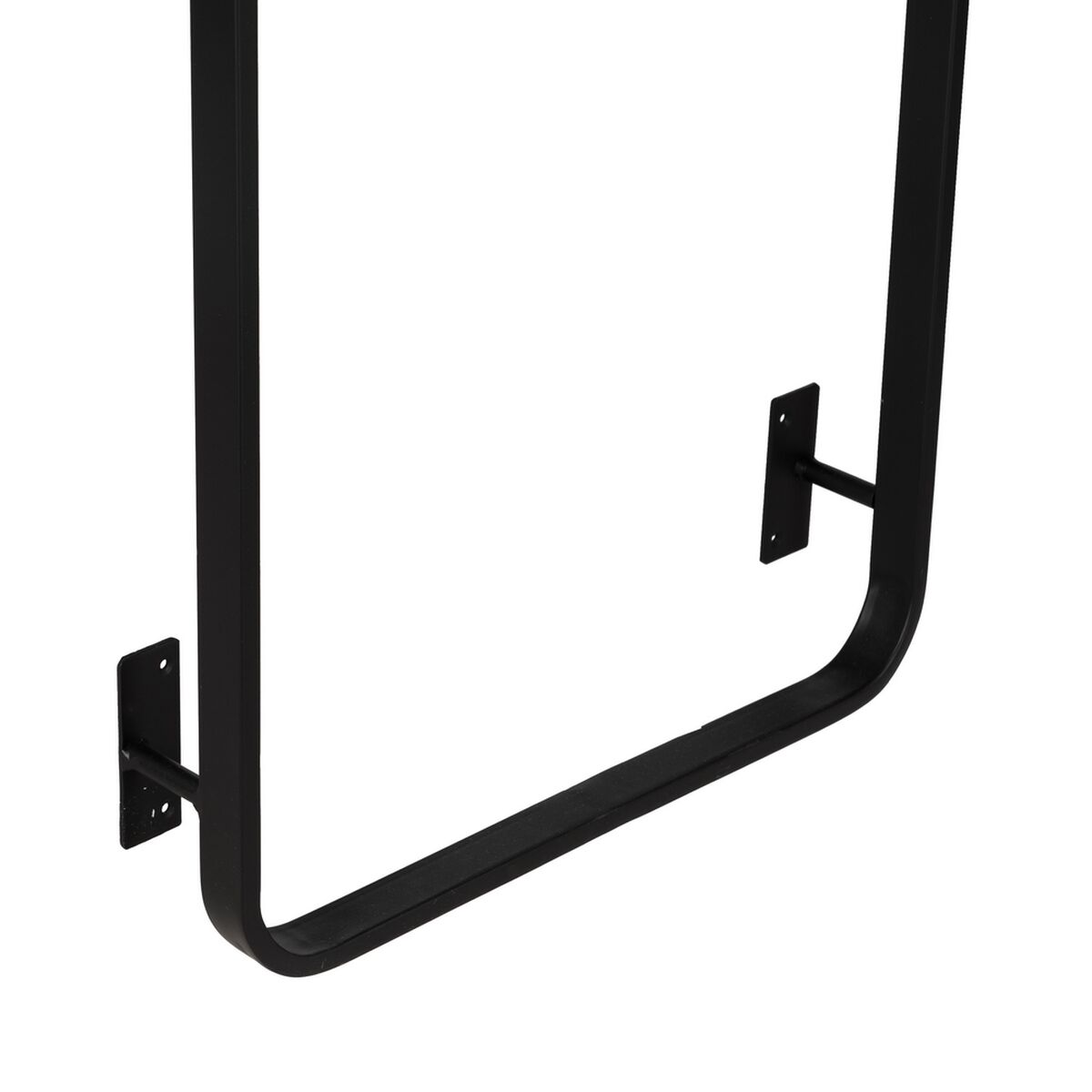 Kapphängare Svart Järn 45 x 7 x 120 cm - 3