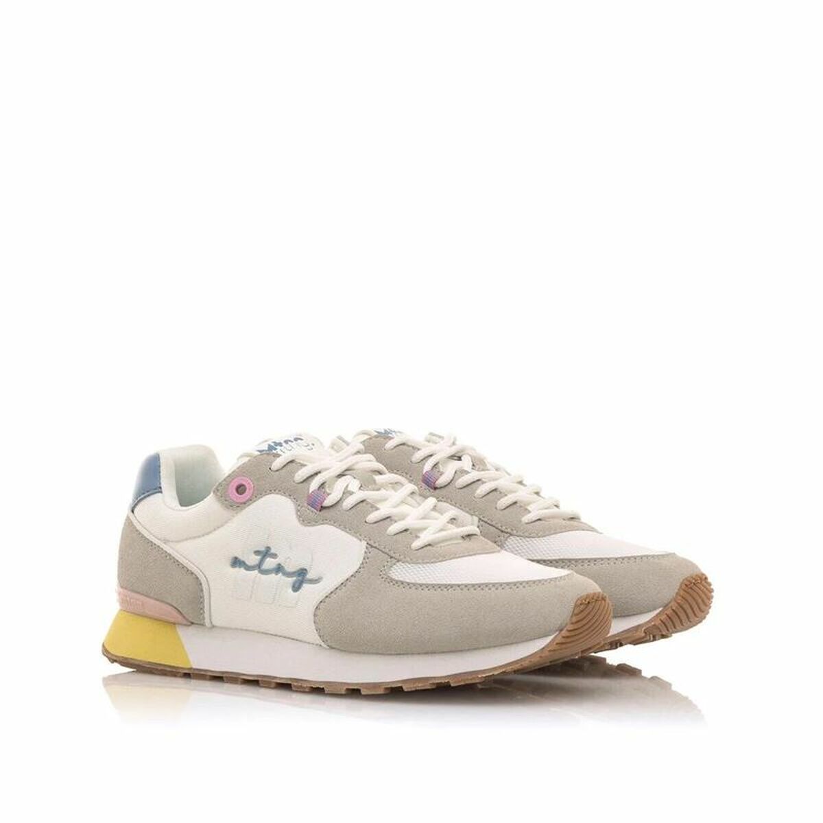 Gymnastiksko, Dam Mustang Joggo Neyma Beige - 2