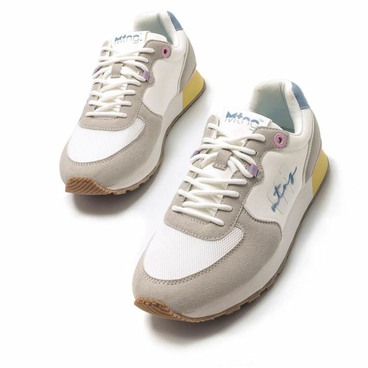 Gymnastiksko, Dam Mustang Joggo Neyma Beige - 5