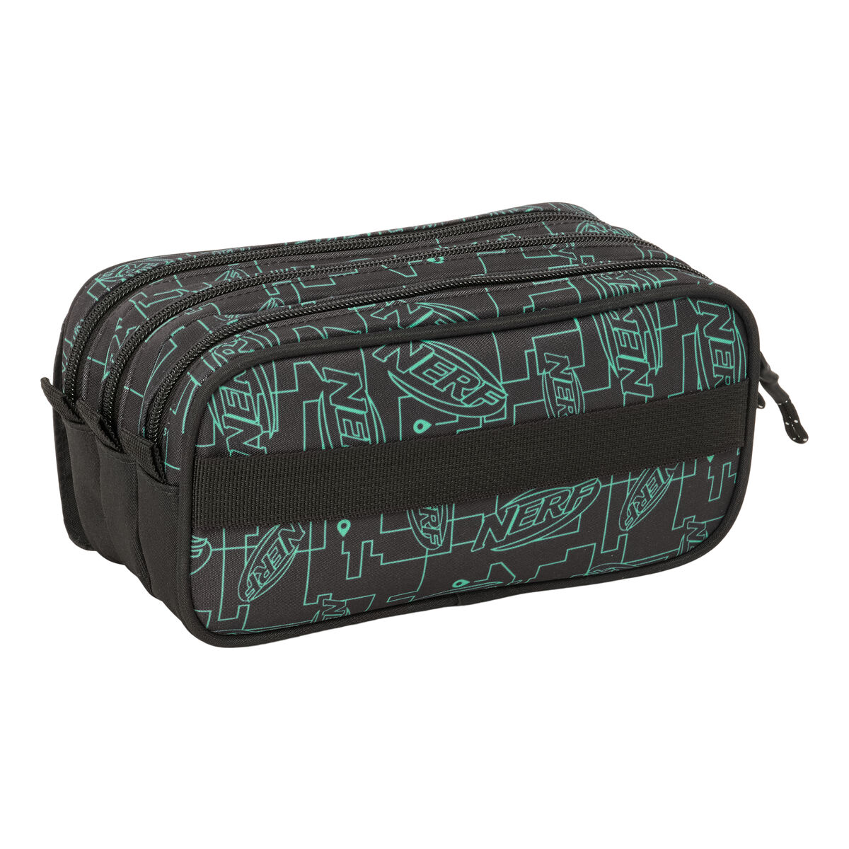 Tredubbel Carry-all Nerf Game Svart 21,5 x 10 x 8 cm - 4