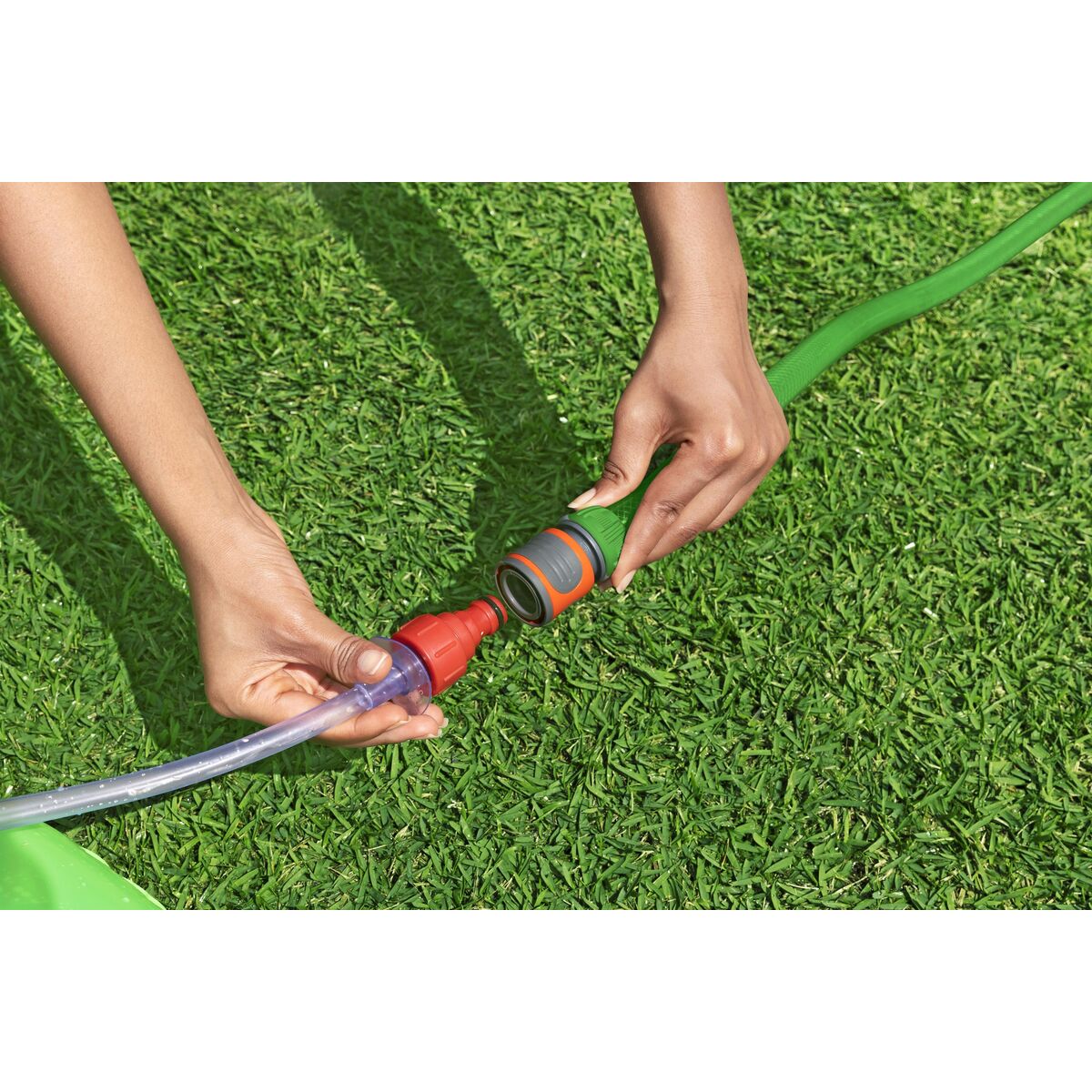 Vattensprinkler och sprutleksak Bestway Plast 244 x 84 x 198 cm - 4