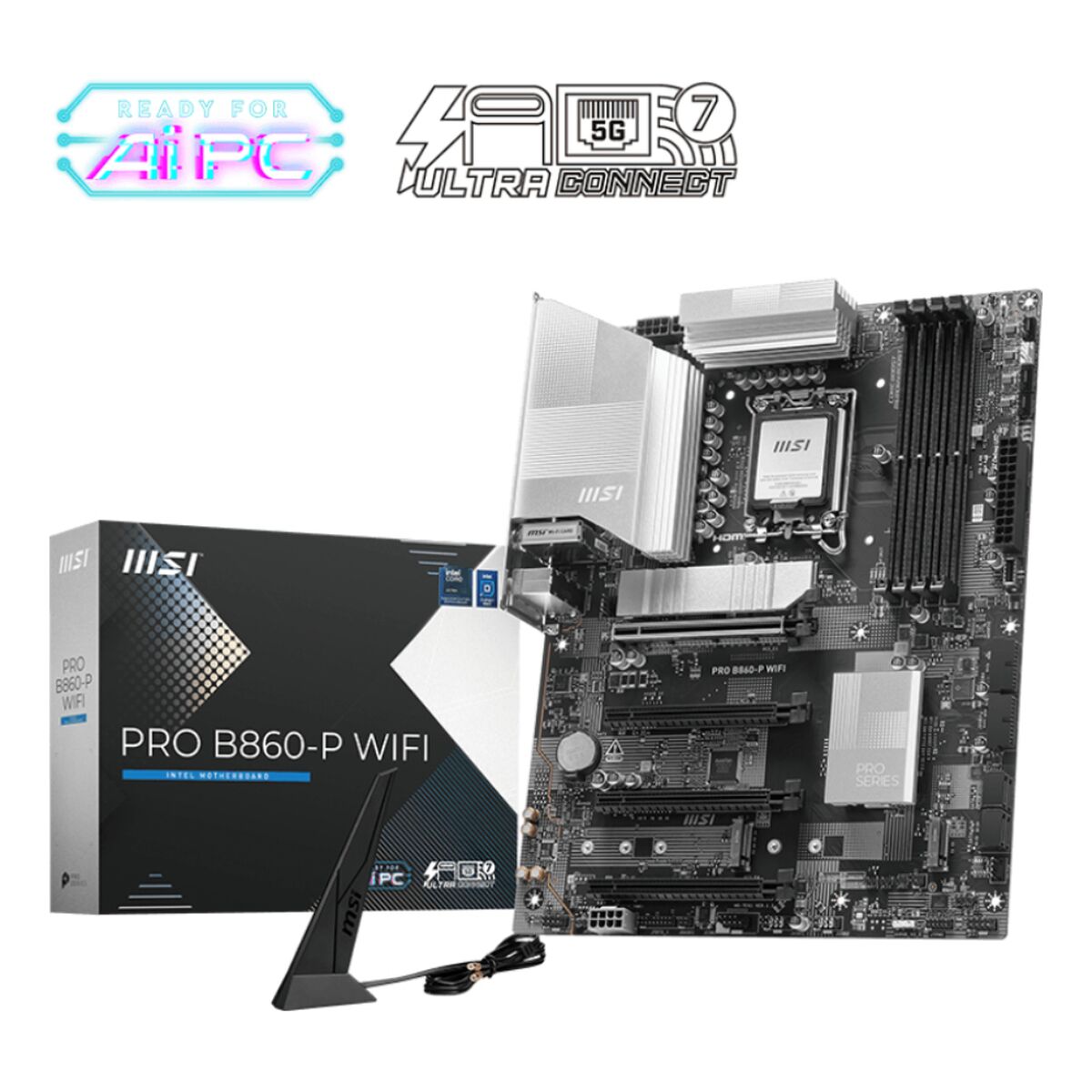 Moderkort MSI PRO B860-P WIFI AMD
