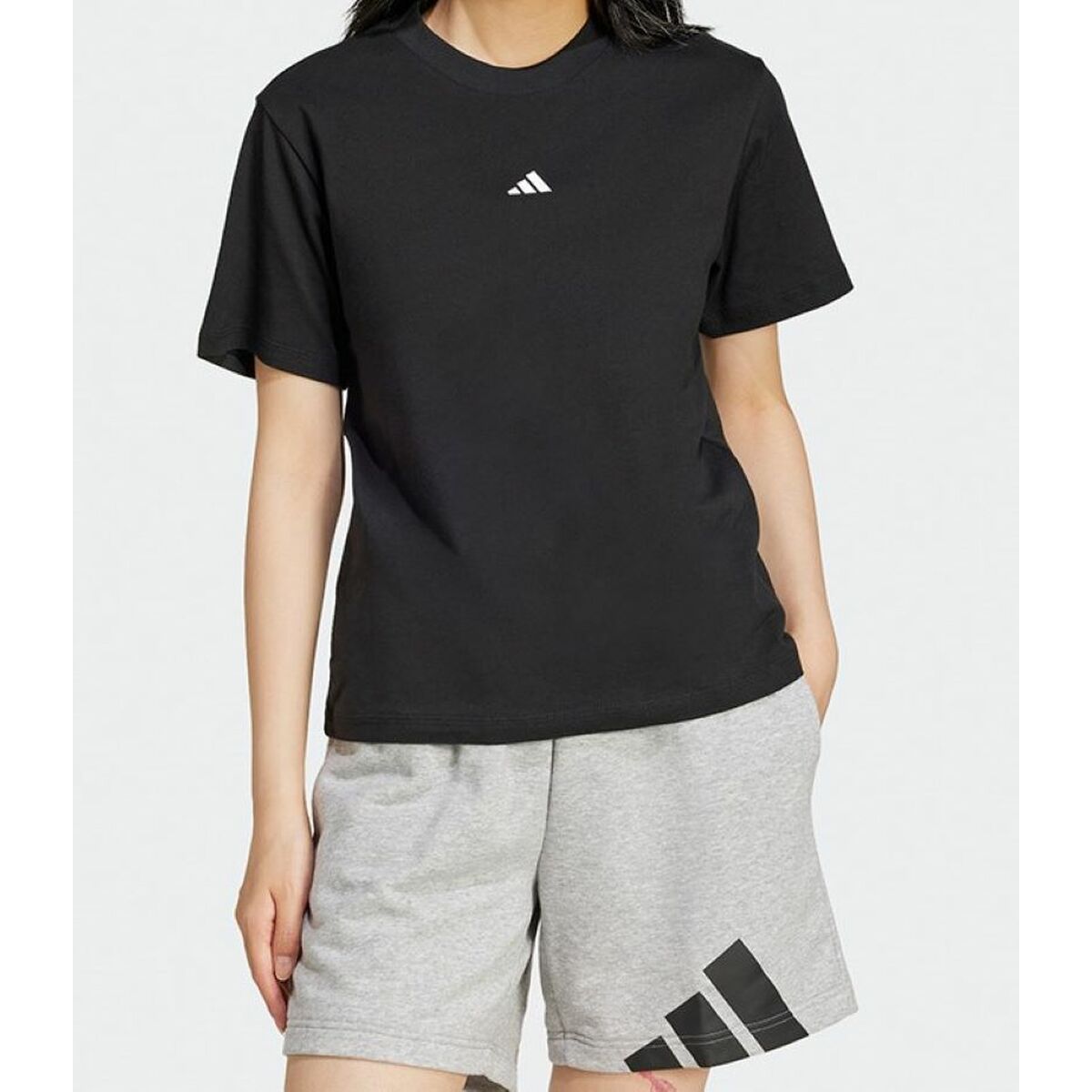 T-shirt med kortärm Dam Adidas W SL SJ T JC5943 Svart - 2
