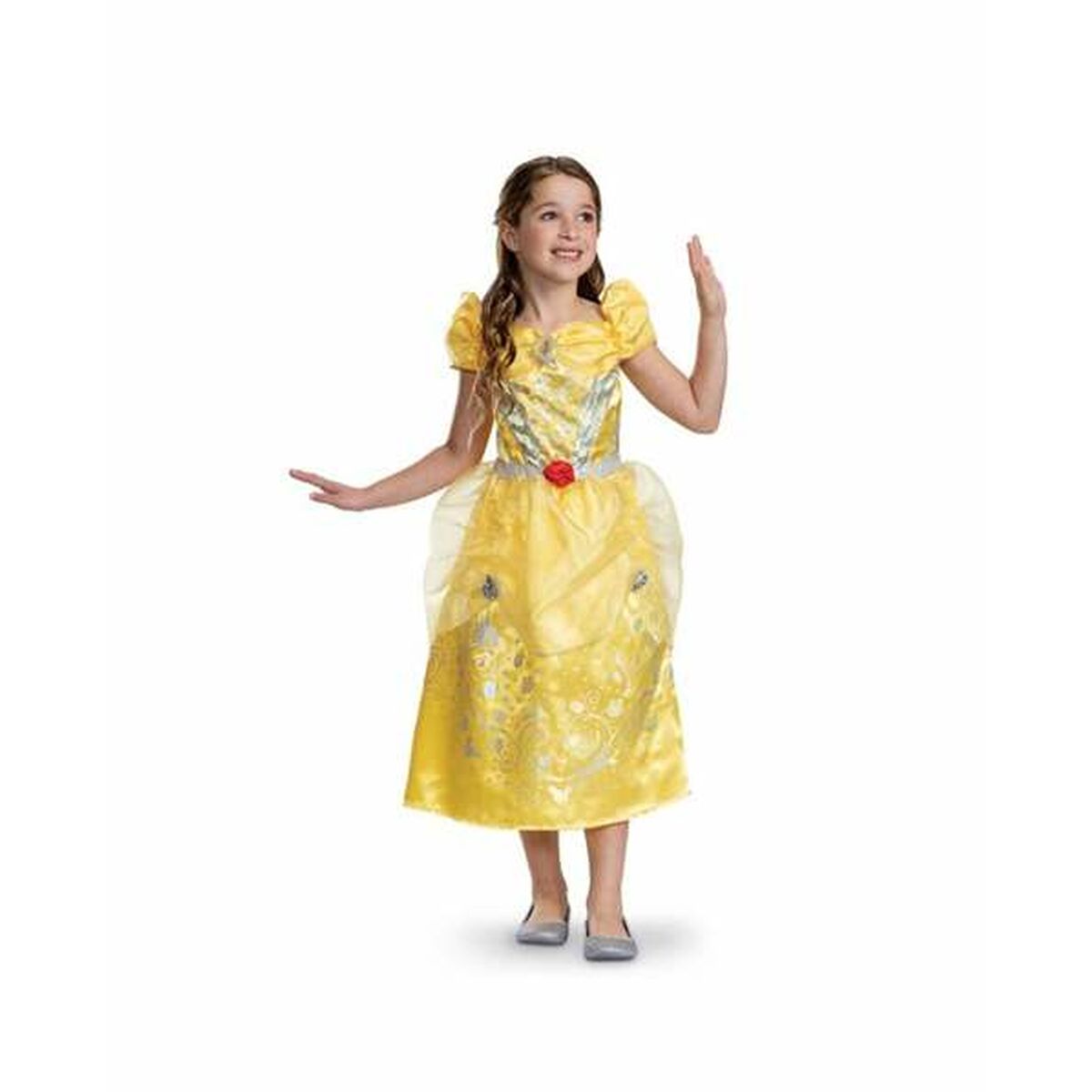 Maskeraddräkt för barn Disney Belle 5-6 år
