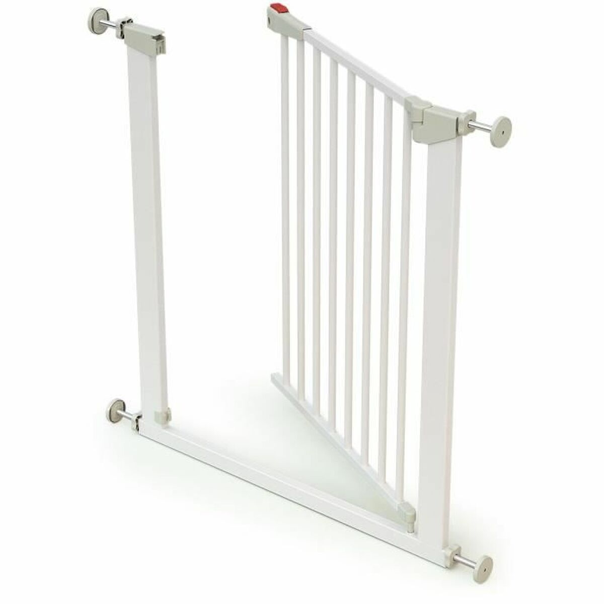 Säkerhetsbarriär WEBABY MOBI Vit 73-80 cm - 3